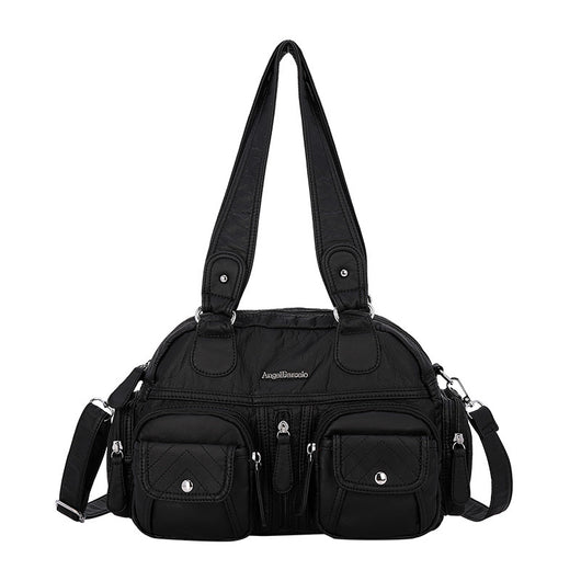 Bolsa Mensajera Casual Coreana de Color Liso - Image 25