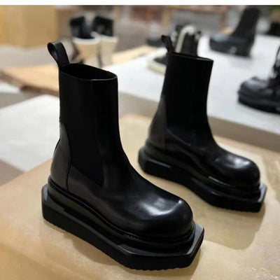 Botas Martin de Caña Media con Suela Gruesa - Diseño Clásico y Resistente - Image 10