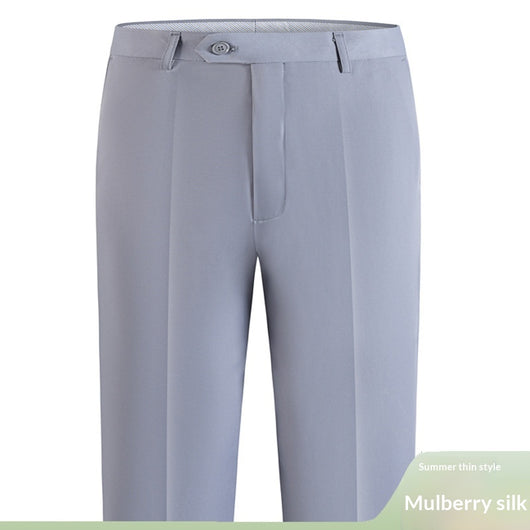 Pantalones de Seda Ligeros para Hombre - Comodidad Premium para Adultos Maduros - Image 9