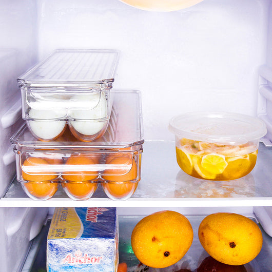 Caja Organizadora Refrigerador Transparente con Cajón - Conservación de Alimentos - Image 3