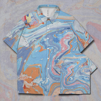 Playera Artística Teñida a Mano con Tinta de Óleo - Secado Rápido - Image 6