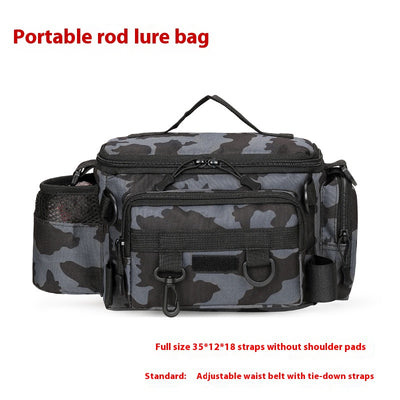 Bolsa de Cintura Multifuncional para Caña de Pescar de Gran Capacidad - Image 8