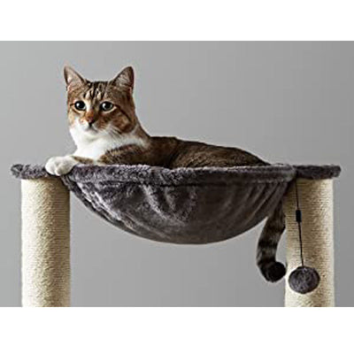Torre de Juego para Gatos con Columna de Sisal, Nido y Hamaca Integrada - Image 4