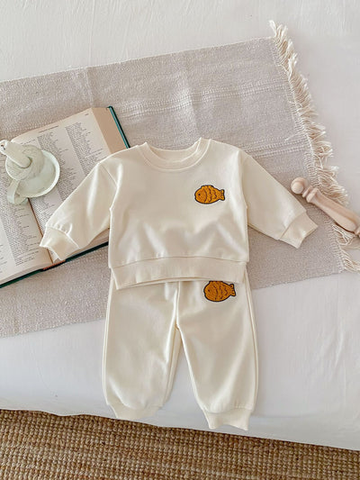 Conjunto de Pantalón y Suéter con Pez Bordado - Image 52