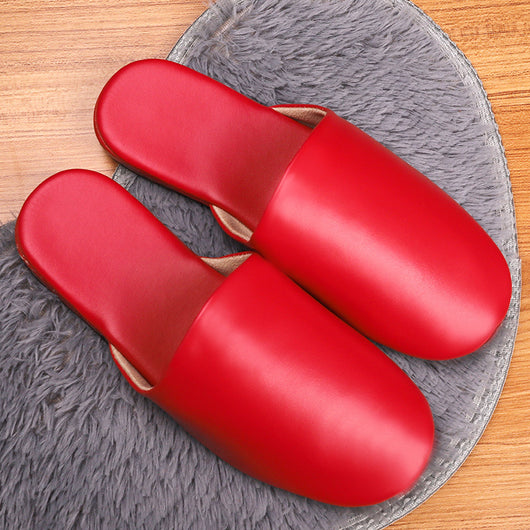 Pantuflas de Cuero para Mujer con Suela Suave y Cómoda - Image 5