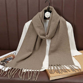 Pashmina Cálida de Color Sólido para Mujer - Chal Suave Estilo Cashmere - Image 64