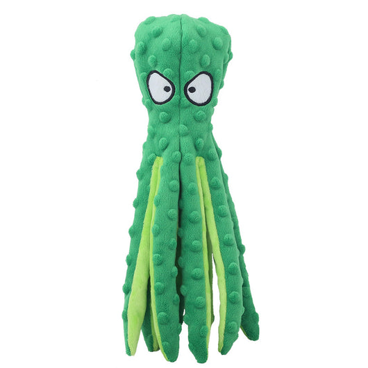 Juguete Pulpo Chirriante sin Relleno para Perros - Juguete Crujiente Interactivo para Cachorros - Image 14