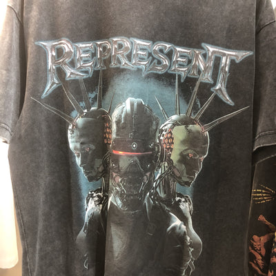 Camiseta Hip Hop Suelta Personalizada con Efecto Desgastado para Hombre - Image 4