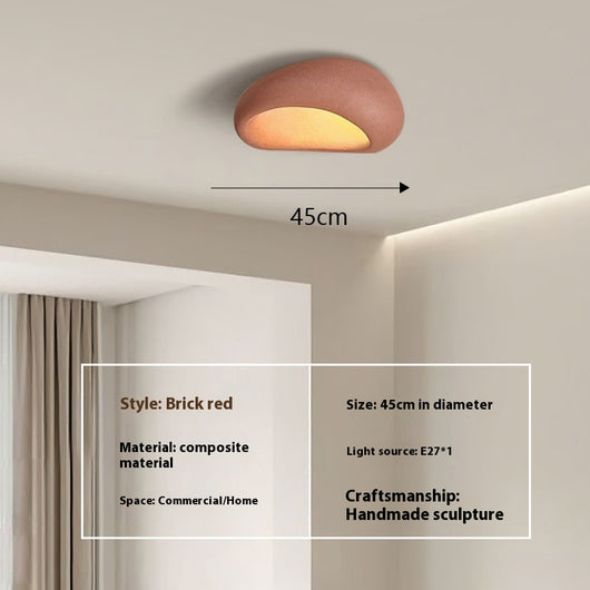 Lámpara de Techo Minimalista Japonesa Silenciosa Crema Moderna - Image 31