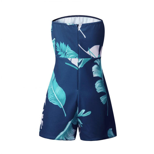 Mono Playsuit Estampado para Verano con Escote en V - Image 2