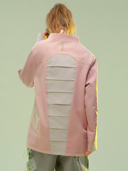 Abrigo Pullover con Corte Vertical Estructurado - Image 3