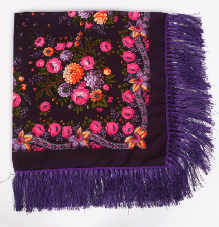Pañuelo Étnico Estampado con Flecos de Rayón - Image 11