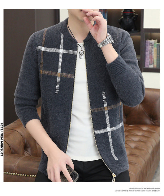 Chaqueta Casual de Terciopelo Mink - Confort de Suéter con Estilo - Image 25
