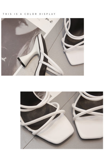 Sandalias Elegantes de Tacón Alto para Verano - Image 8