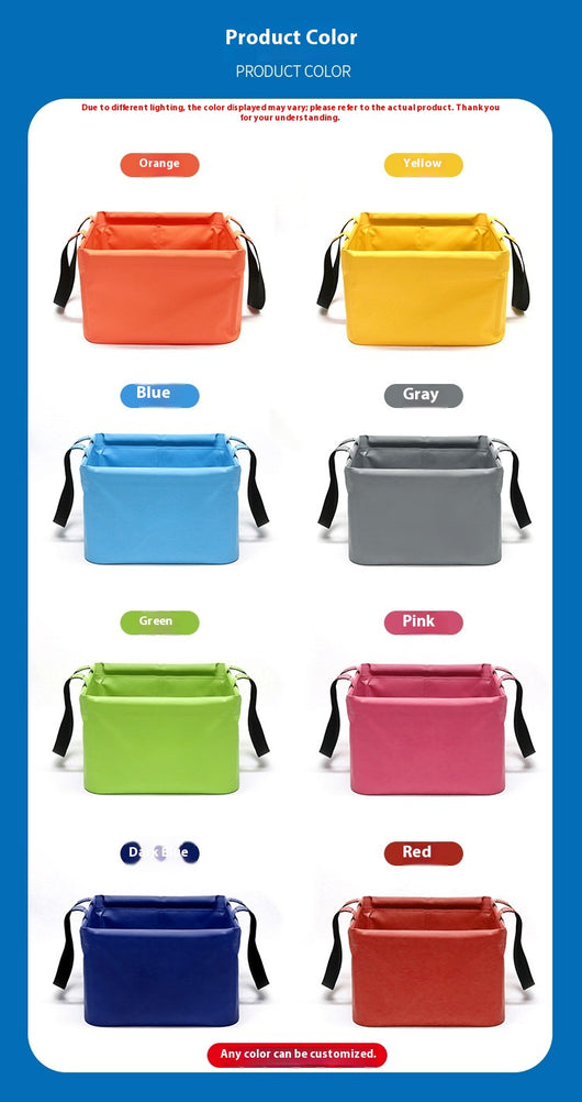 Cubo de Pesca Plegable Impermeable para Exteriores - Image 16