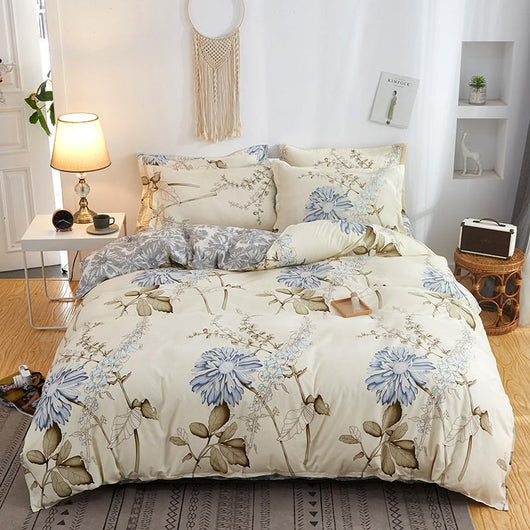Juego de Cama Completo Algodón: Funda Nórdica, Sábanas y Almohada - Image 39