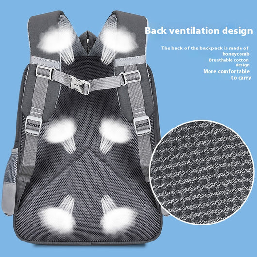 Mochila Escolar Ergonómica de Gran Capacidad con Protección Dorsal - Image 3