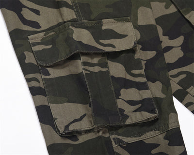 Pantalones Cargo Tácticos Camuflaje Multi-bolsillos para Hombre - Image 12