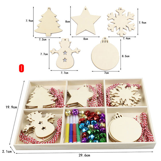 Adorno Navideño de Árbol en Madera Rústica - Image 19