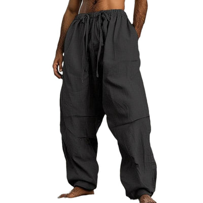 Pantalones Rectos de Playa Lisos - Cómodos para el Día a Día - Image 5