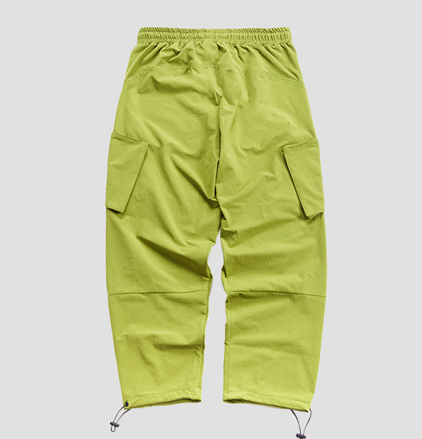 Pantalones Casuales Sueltos con Cordón Ajustable para Hombre