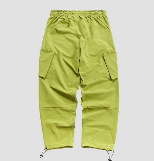 Pantalones Casuales Sueltos con Cordón Ajustable para Hombre