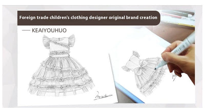 Vestido de Princesa Navideño con Lazo para Niña - Image 10