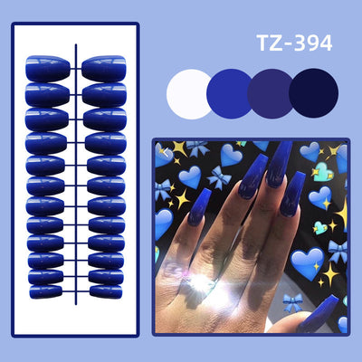 Uñas Postizas Trapecio Corto Efecto Brillo - Image 10