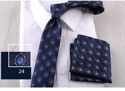 Combo Corbata y Pañuelo de Bolsillo para Hombre Profesional - Image 25