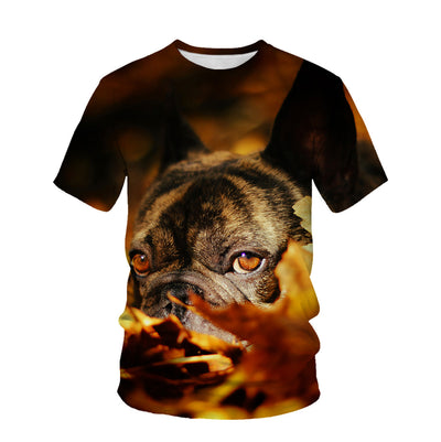 Playera Unisex con Estampado 3D de Perrito Adorable - Image 3