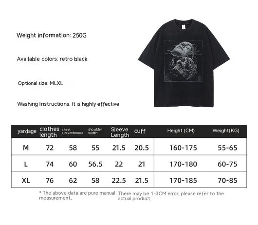 Playera Hip Hop Calavera Negra de Alto Impacto para Hombre - Image 7