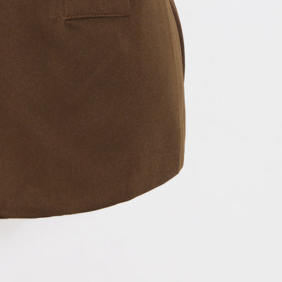 Chaleco y Pantalón Recto Talle Alto Estilo Western con Costuras - Image 14