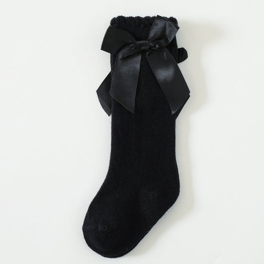 Calcetines Largos para Bebé con Moño Grande y Puño Sin Presión - Image 11