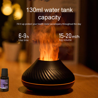 Difusor Humidificador RGB 130ML con Efecto Llama y Aromaterapia - Image 5