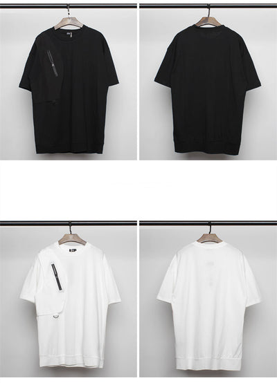 Camiseta Funcional con Detalles de Costura y Cierre - Image 9