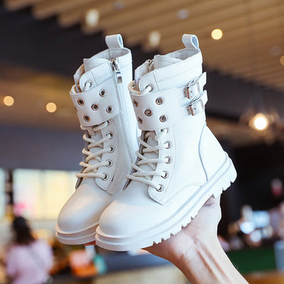Botas de Cuero para Niños Otoño Invierno - Niños y Niñas - Image 14