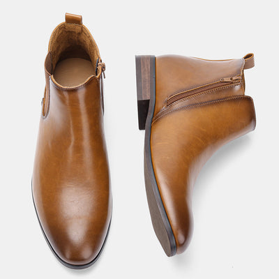 Botas Chelsea Talla Grande para Hombre - Diseño Clásico en Madera Natural - Image 9