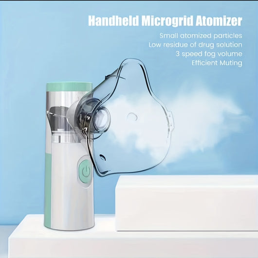 Inhalador Portátil de Malla Ultrasónica con Vapor Frío