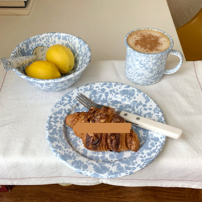 Tazón para Ensalada y Cereales con Diseño Artístico en Azul - Image 9