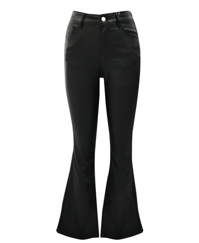 Pantalones de Cuero para Mujer Madura - Elegancia Versátil para Otoño e Invierno - Image 7