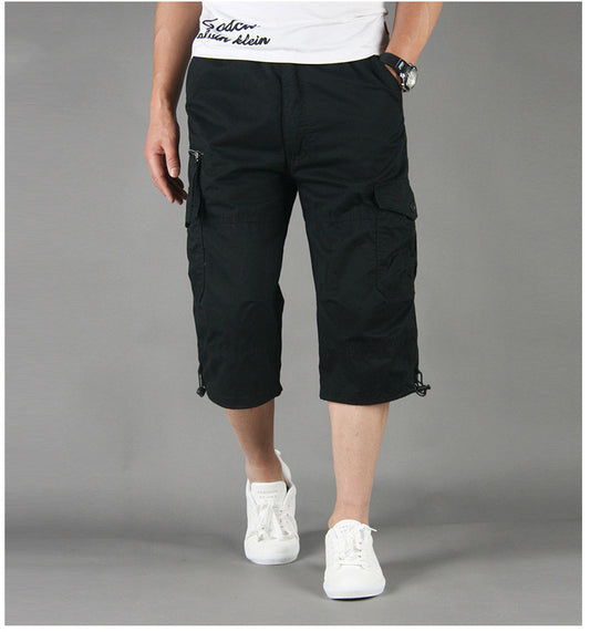 Shorts Casuales Holgados Multi Bolsillo para Hombre