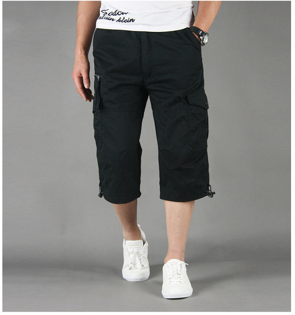 Shorts Casuales Holgados Multi Bolsillo para Hombre