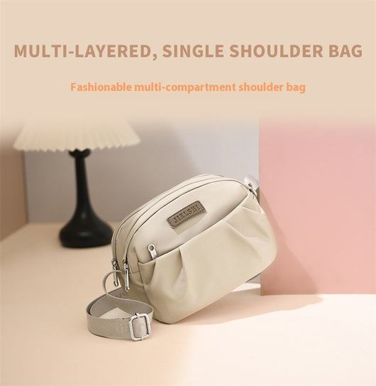 Bolsa Mensajero Oxford con Pliegues para Teléfono y Documentos - Image 30