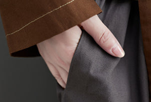 Abrigo Suelto de Contraste para Mujer Talla Grande - Efecto Adelgazante - Image 15