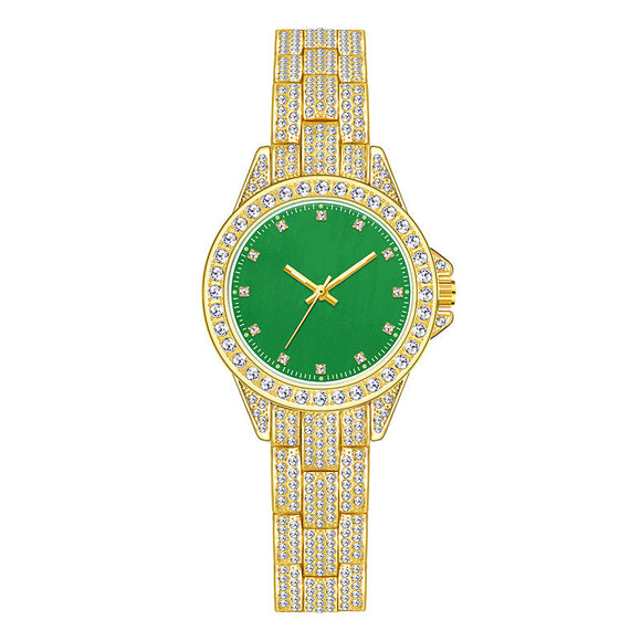 Reloj de Moda para Mujer con Diamantes Completos