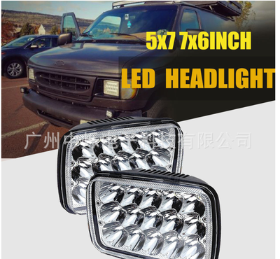 Linterna Frontal LED Cuadrada con Luz Alta y Baja - Image 9