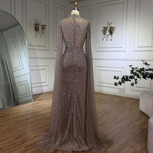 Vestido de Gala Elegante con Mangas Volantes y Falda Sirena - Image 63