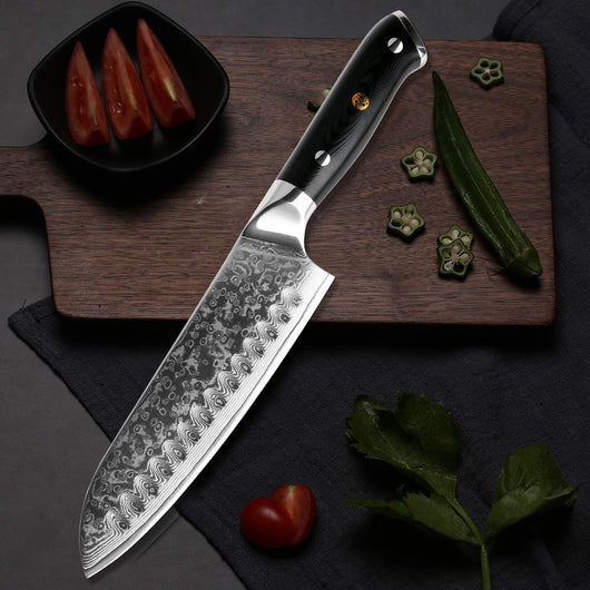 Cuchillo Chef Damasco Acero Inoxidable Estilo Occidental - Image 22