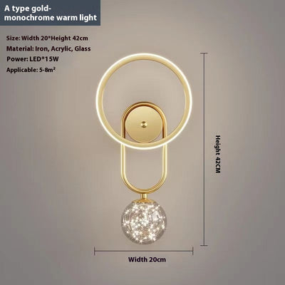 Lámpara de Pared LED para Dormitorio, Pasillo y Sala - Image 5