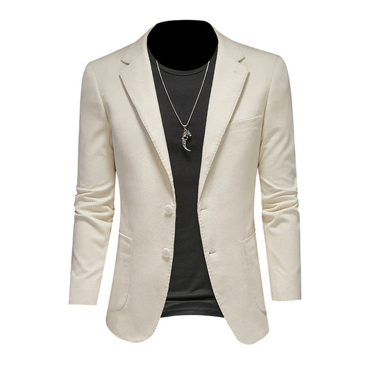 Blazer Casual de Pana Slim Fit para Hombre